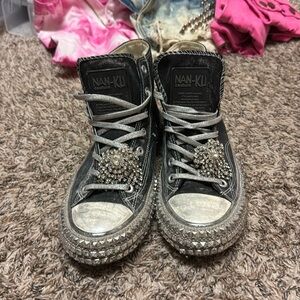 Nan-Ku Cruise Studded High Top Sneakers